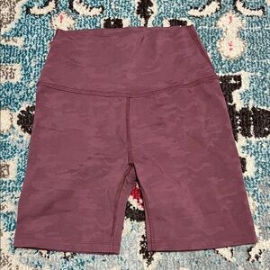 Beyond Yoga Camo High Waisted Biker Shorts